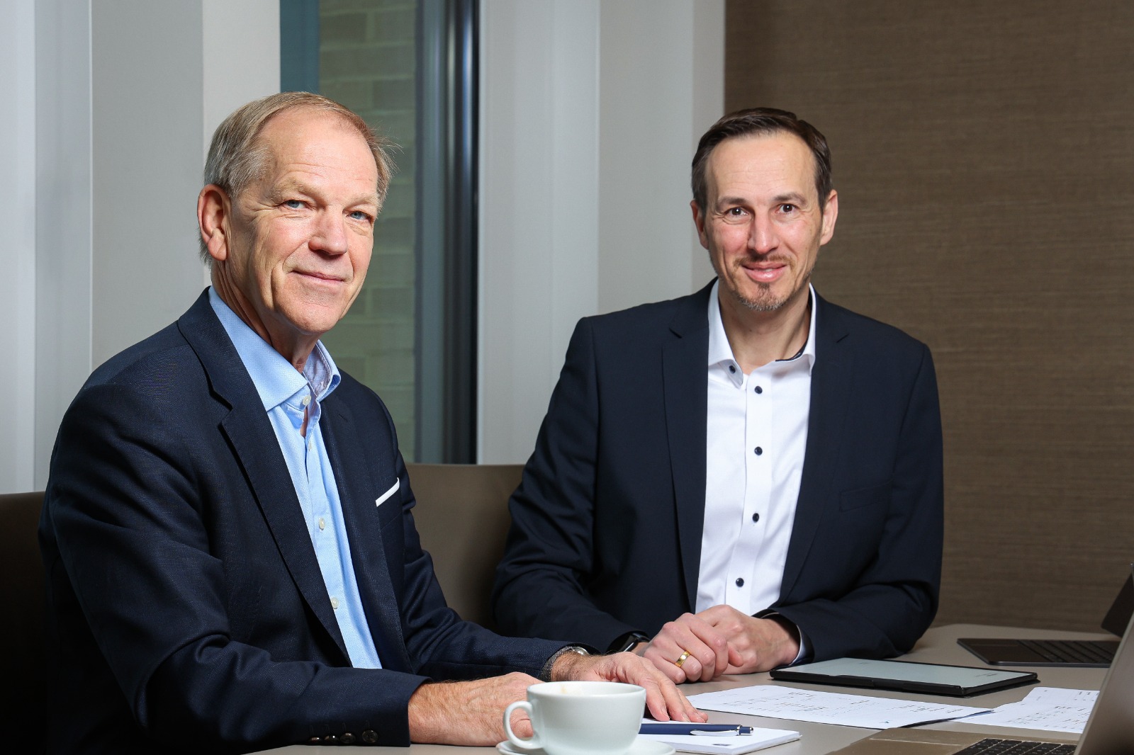 Thomas Salg und Jochem Agethen im Gespräch